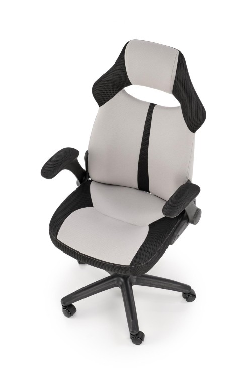 BLOOM fotel gabinetowy popielaty / czarny (1p=1szt)