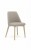 Flavio 1 krzesło tapicerowane szare nogi dąb artisan