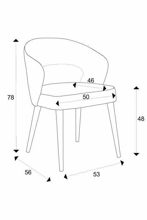 Mirek 6 krzesło tapicerowane beżowe nogi czarne
