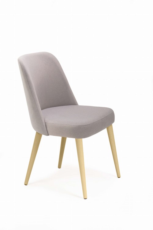 Mirek 1 krzesło tapicerowane tkanina do wyboru nogi dąb artisan
