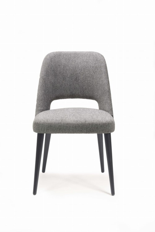 Mirek 2 krzesło tapicerowane tkanina do wyboru nogi  grafitowe
