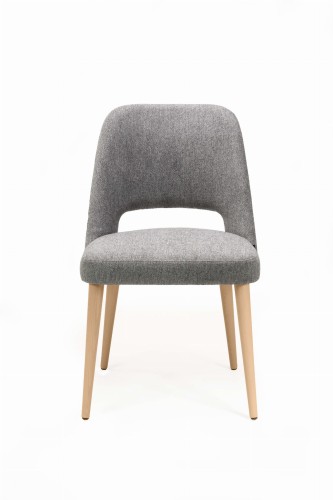 Mirek 2 krzesło tapicerowane tkanina do wyboru nogi buk naturalny