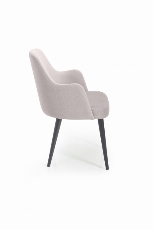 Mirek 3 krzesło tapicerowane tkanina do wyboru nogi grafitowe