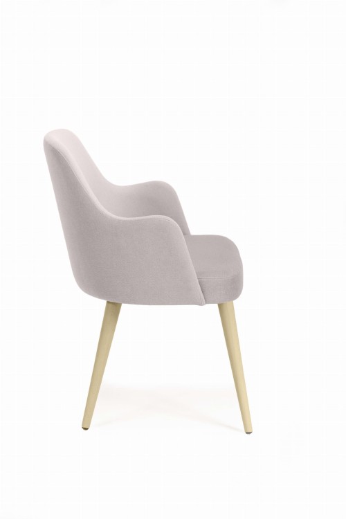 Mirek 3 krzesło tapicerowane tkanina do wyboru nogi dąb sonoma