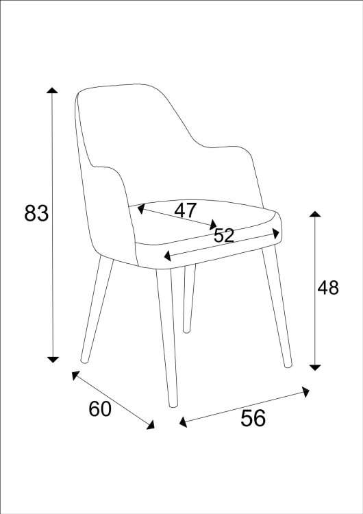 Mirek 3 krzesło tapicerowane tkanina do wyboru nogi dąb sonoma