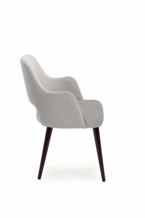 Mirek 4 krzesło tapicerowane tkanina do wyboru nogi orzech