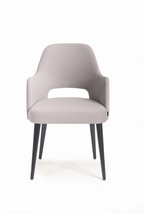 Mirek 4 krzesło tapicerowane tkanina do wyboru nogi grafitowe