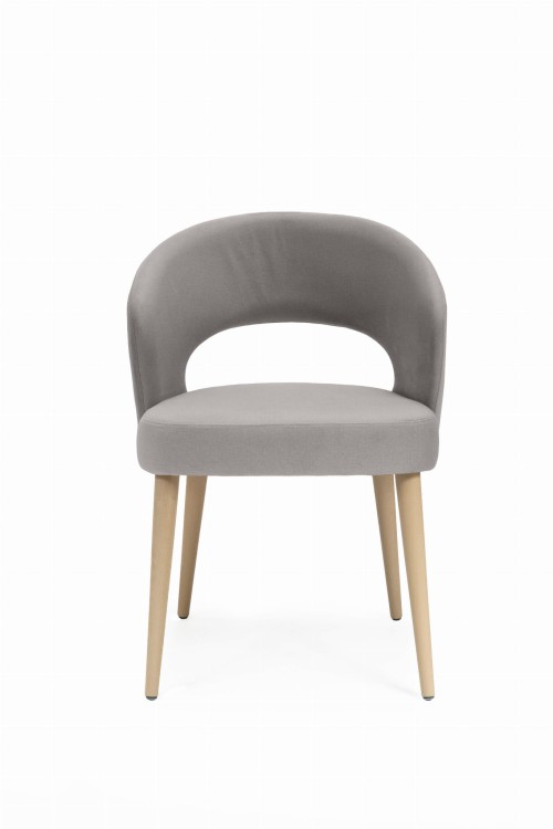 Mirek 6 krzesło tapicerowane tkanina do wyboru nogi dąb artisan