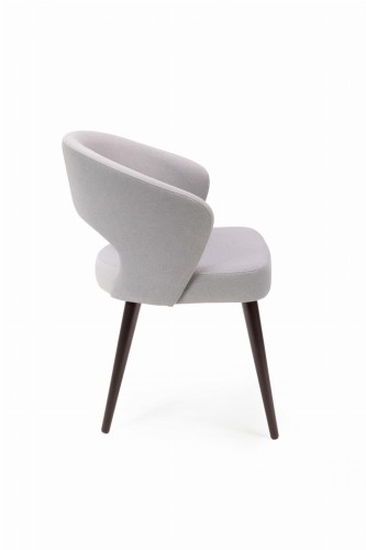 Mirek 6 krzesło tapicerowane tkanina do wyboru nogi  orzech