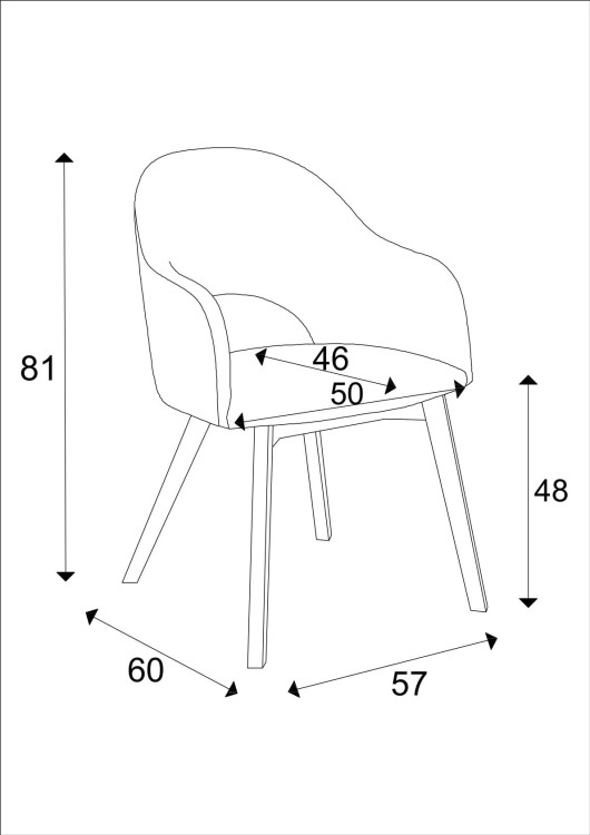 Luka 2 krzesło tapicerowane tkanina do wyboru nogi buk naturalny