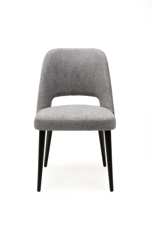 "Mirek 2" krzesło tapicerowane tkanina i kolor drewna do wyboru