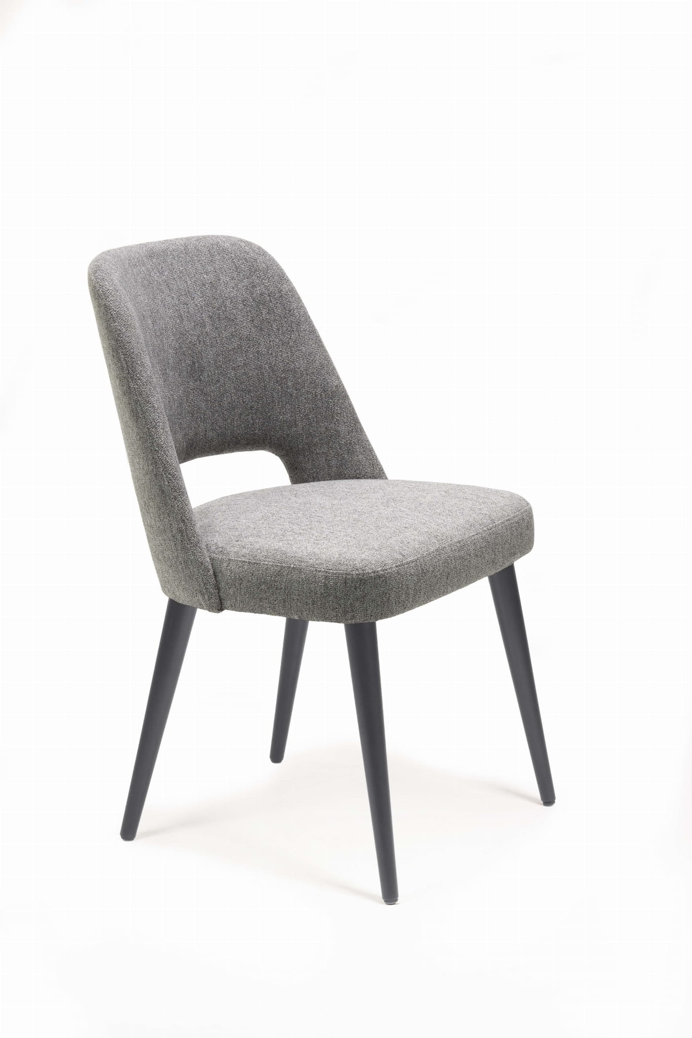 Mirek 2 krzesło tapicerowane tkanina do wyboru nogi  grafitowe