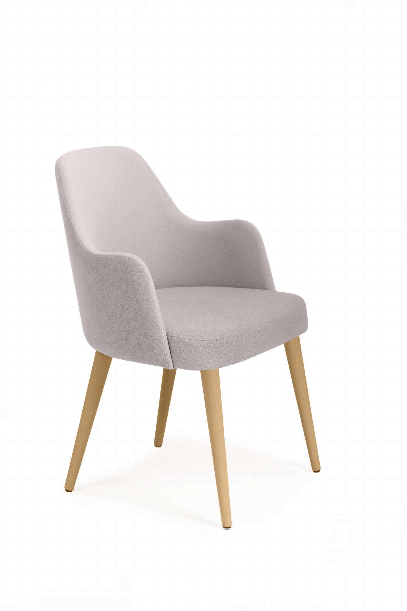 Mirek 3 krzesło tapicerowane tkanina do wyboru nogi dąb miodowy