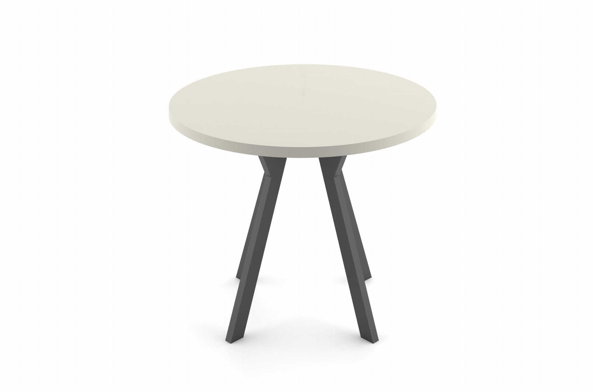 ST54M  stół okrągły rozkładany kaszmir nogi metalowe czarne